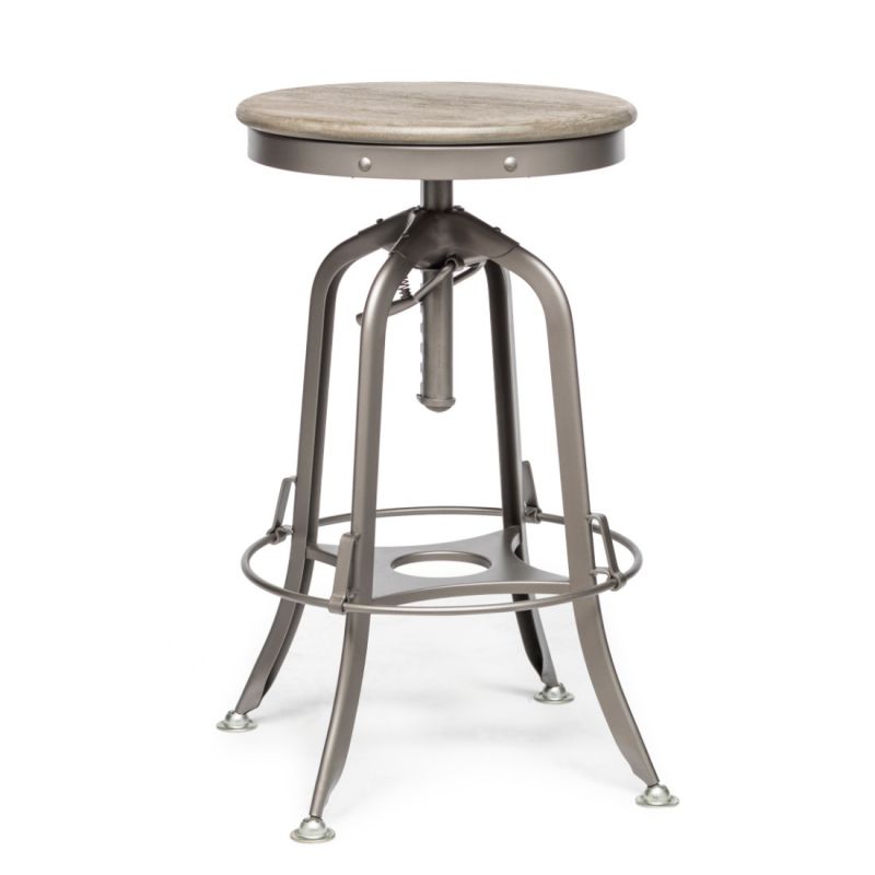 Industrial Vintage Rustic Bar Stool Retro Adjustable Swivel With